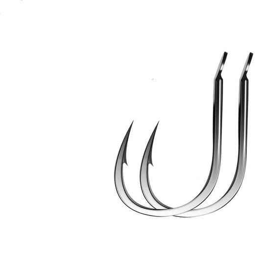 100pcs High carbon steel black barbed fish hook