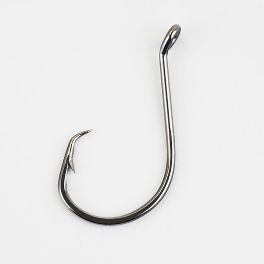 200pcs stainless steel long handle beveled fish hook with barbs