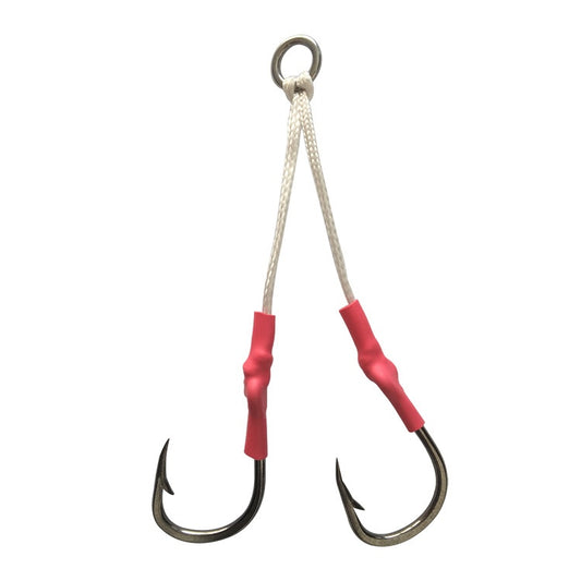 100pcs lure iron double hook suitable for sea and boat fishing
