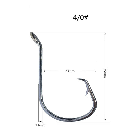 200pcs Large thick stainless steel fishhook