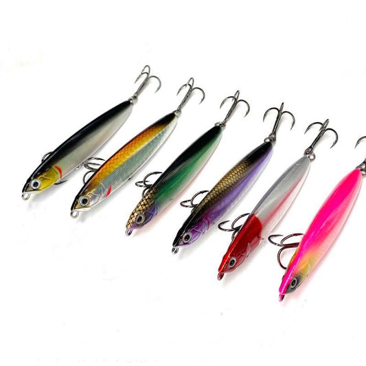 2pc 10/14/16/20/24g long cast sinking pencil lure