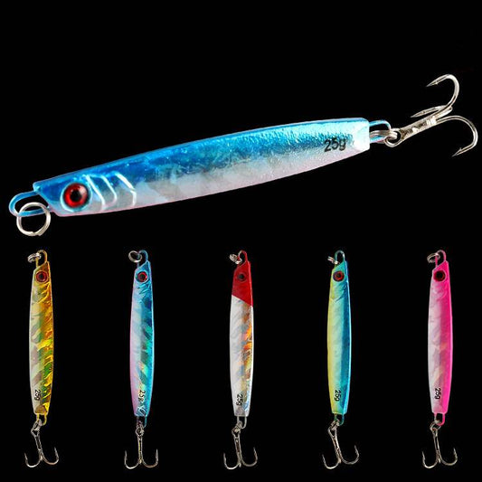 2pcs 25g metal Jig lures with Hook