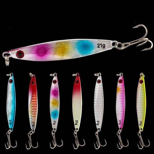 2pcs 7cm 21g metal Jig lures with Hook