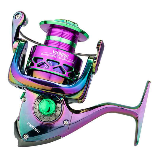 3 pcs metal colorful fishing reel